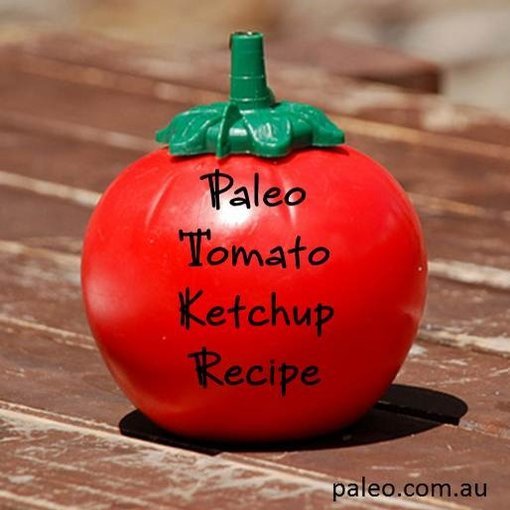 Paleo tomato ketchup sauce red recipe primal diet