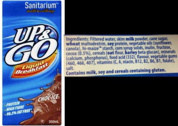 sanitarium_up_&_go_chocolate_flavoured_breakfast_milk_guess_health_product_ingredients_paleo_conventional_wisdom_healthy_answers