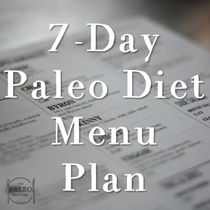 7-Day Paleo Diet Menu Plan-min