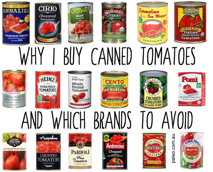 Canned tomatoes tinned BPA tomato paleo diet brands fresh-min