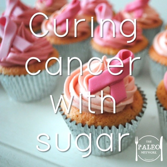Curing cancer with sugar fund raising cupcakes cake sale paleo-min