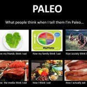 Paleo meme funny what people think when I tell them I eat paleo diet-min