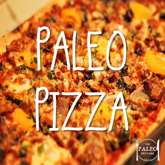Paleo network pizza recipe almond cauliflower crust