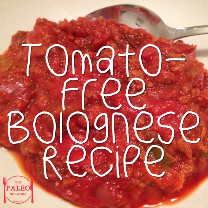 Tomato-Free Bolognese Recipe paleo diet dinner lunch spaghetti-min