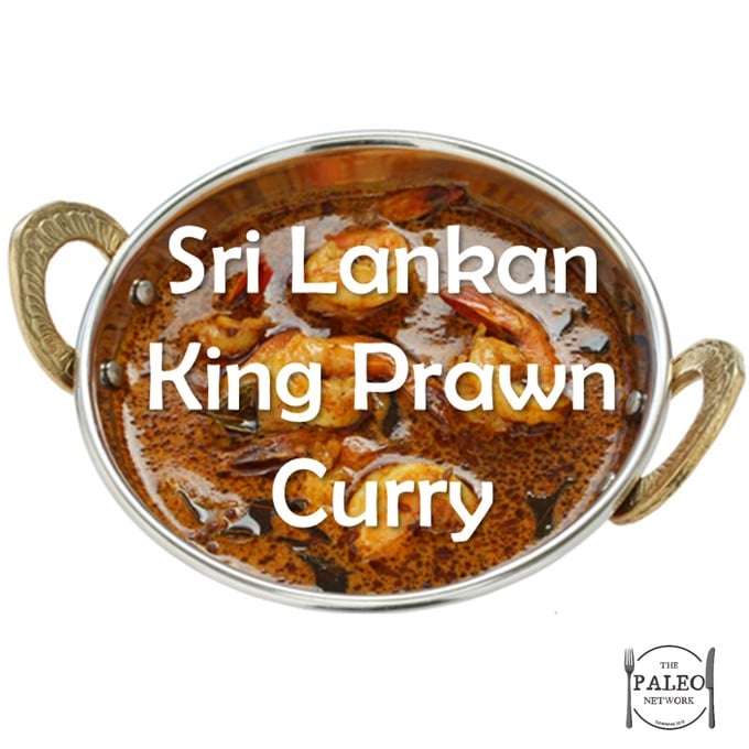 Paleo Diet Primal Recipe Sri Lankan King Prawn Curry-min