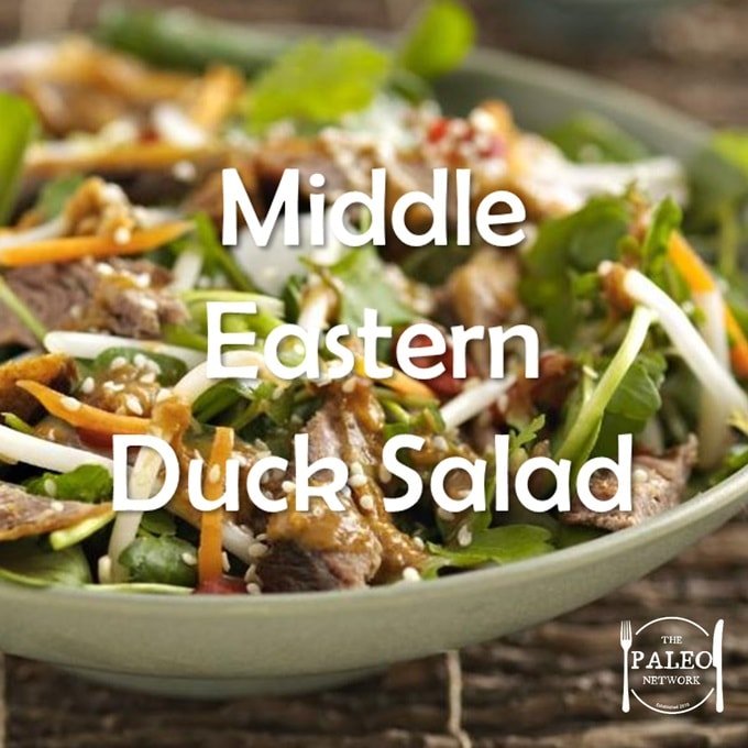 Paleo Diet Recipe Primal Middle Eastern Duck Salad-min