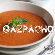 Paleo recipe Gazpacho cold tomato soup-min