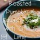 Paleo recipe Roasted Pumpkin and Squash Soup with Chilli and Lime-min