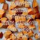Paleo recipe Roasted Sweet Potatoes with Carrots and Fresh Thyme-min