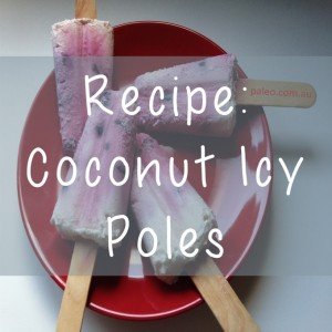 Recipe Coconut milk berries icy poles popsicles ice lollies lolly Paleo Network-min