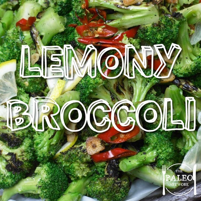 Recipe Lemony Broccoli paleo network-min