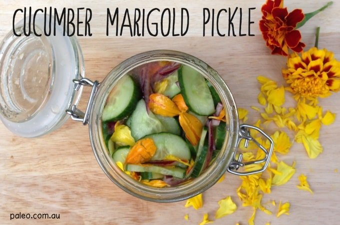 Recipe-Paleo-Diet-Cucumber-Marigold-Edible-Flowers-Pickle-Primal-680x450-min