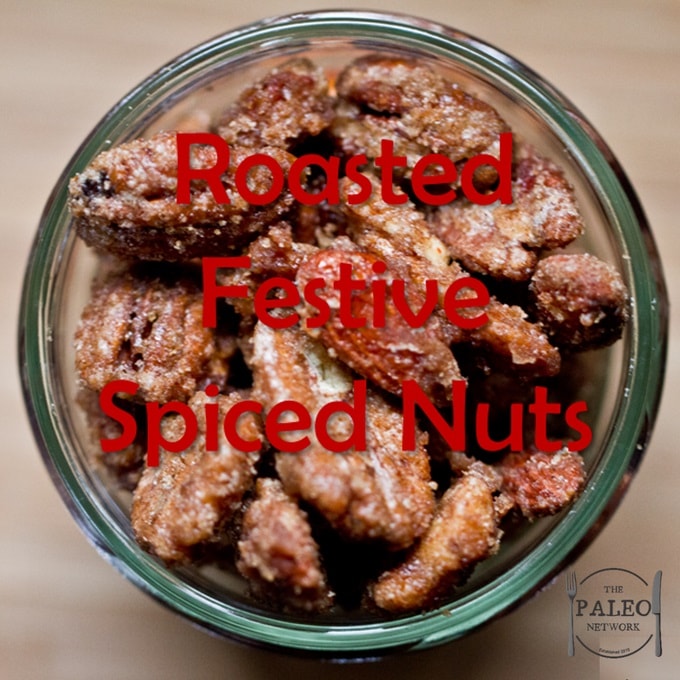 Roasted festive spiced nuts christmas paleo diet recipes-min