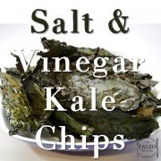 Salt & Vinegar Kale Chips paleo recipe crisps-min