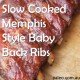 Slow Cooked Memphis Style Baby Back Ribs paleo recipe dinner lunch pork bbq-min