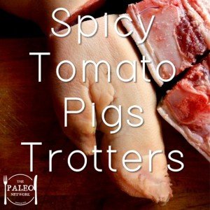 Spicy Tomato Pigs Trotters paleo recipe offal dinner ideas-min