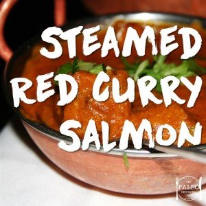 Steamed Red Curry Salmon paleo recipe dinner Indian fish-min