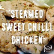 Steamed Sweet Chilli Chicken with Carrot, Squash and Coconut Mash paleo recipe dinner-min