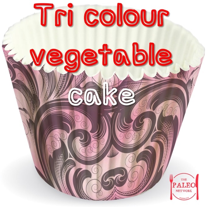 Tri Colour Vegetable Cake paleo diet recipe veggies-min