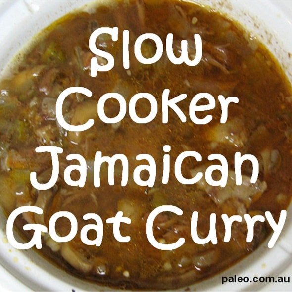 paleo recipe slow cooker Jamaican goat curry crockpot dinner-min