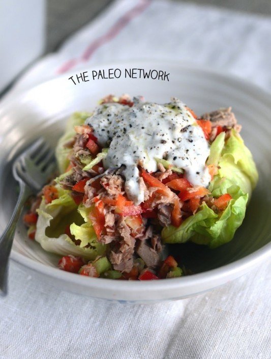 Recipe Tuna & Celery Salad with Tartar Dressing The Paleo Network